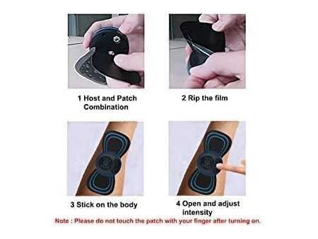 YOGIMOONI Foot Massager-Yogimooni Wireless Ems Massage Machine,Rechargeable,Portable,&Foldable Design. 8 Modes,19 Intensity