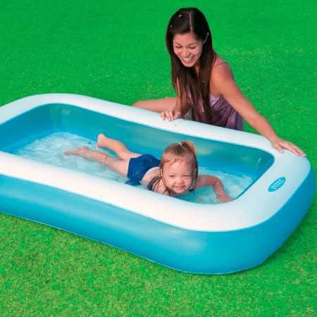 Intex Inflatable Rectangular Pool, Multi Color