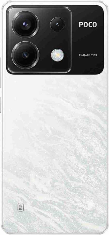 POCO X6 5G (Snowstorm White, 8 GB RAM 256 GB Storage)