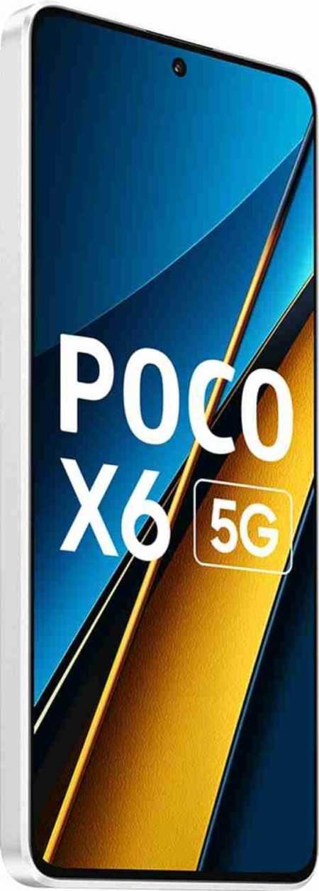 POCO X6 5G (Snowstorm White, 8 GB RAM 256 GB Storage)
