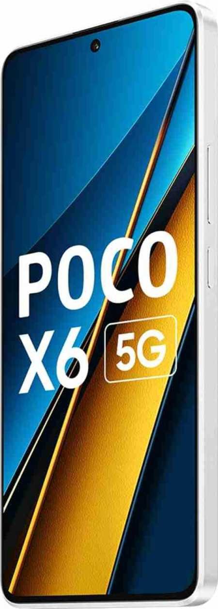 POCO X6 5G (Snowstorm White, 8 GB RAM 256 GB Storage)