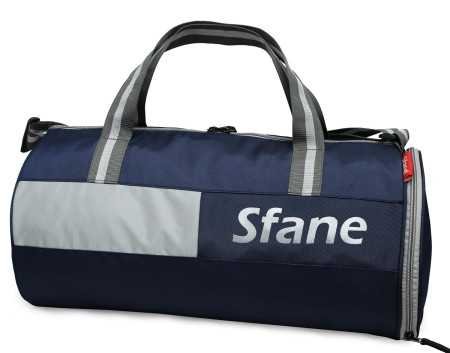 Sfane Polyester 23cms Duffle/Shoulder/Gym Bag for Men & Women with Separate Shoe Compartment (Grey) Sfane Polyester 23cms Duffle/Shoulder/Gym Bag for Men & Women with Separate Shoe Compartment (Grey)