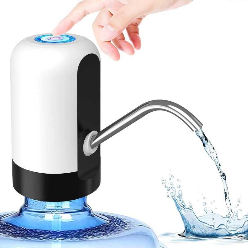 Konquer TimeS KTS Automatic Wireless Water Can Dispenser Pump for 20 Litre Bottle Can, White/Black Konquer TimeS KTS Automatic Wireless Water Can Dispenser Pump for 20 Litre Bottle Can, White/Black