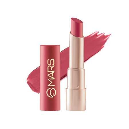 MARS Creamy Matte Long Lasting Lipstick for Women | Creamy Lipstick | Single Swipe Application | Smooth & Light Weight (3.2 gm)