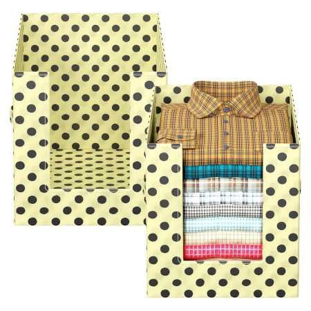 Kuber Industries Non-Woven Shirt Stacker/Clothes Organizer|Solid Color & Foldable Non Woven Material|Closet & Wardrobe Kuber Industries Non-Woven Shirt Stacker/Clothes Organizer|Solid Color & Foldable Non Woven Material|Closet & Wardrobe