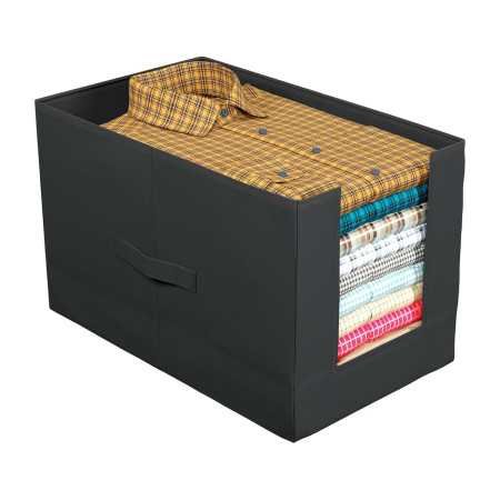 Kuber Industries Non-Woven Shirt Stacker/Clothes Organizer|Solid Color & Foldable Non Woven Material|Closet & Wardrobe Kuber Industries Non-Woven Shirt Stacker/Clothes Organizer|Solid Color & Foldable Non Woven Material|Closet & Wardrobe