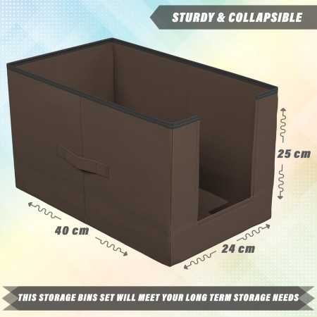 Kuber Industries Non-Woven Shirt Stacker/Clothes Organizer|Solid Color & Foldable Non Woven Material|Closet & Wardrobe Kuber Industries Non-Woven Shirt Stacker/Clothes Organizer|Solid Color & Foldable Non Woven Material|Closet & Wardrobe