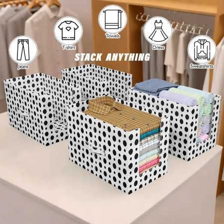 Kuber Industries Non-Woven Shirt Stacker/Clothes Organizer|Solid Color & Foldable Non Woven Material|Closet & Wardrobe Kuber Industries Non-Woven Shirt Stacker/Clothes Organizer|Solid Color & Foldable Non Woven Material|Closet & Wardrobe