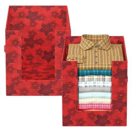 Kuber Industries Non-Woven Shirt Stacker/Clothes Organizer|Solid Color & Foldable Non Woven Material|Closet & Wardrobe Kuber Industries Non-Woven Shirt Stacker/Clothes Organizer|Solid Color & Foldable Non Woven Material|Closet & Wardrobe