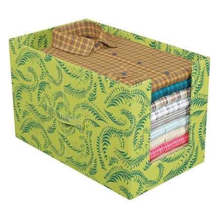 Kuber Industries Non-Woven Shirt Stacker/Clothes Organizer|Solid Color & Foldable Non Woven Material|Closet & Wardrobe Kuber Industries Non-Woven Shirt Stacker/Clothes Organizer|Solid Color & Foldable Non Woven Material|Closet & Wardrobe