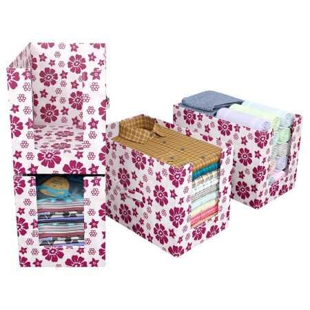 Kuber Industries Non-Woven Shirt Stacker/Clothes Organizer|Solid Color & Foldable Non Woven Material|Closet & Wardrobe Kuber Industries Non-Woven Shirt Stacker/Clothes Organizer|Solid Color & Foldable Non Woven Material|Closet & Wardrobe