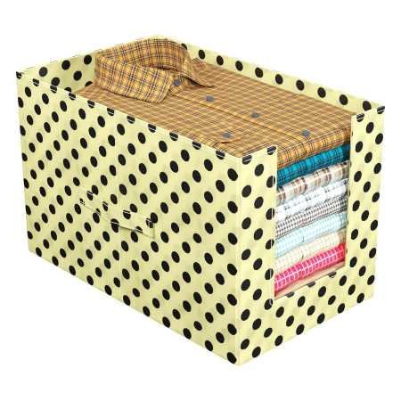 Kuber Industries Non-Woven Shirt Stacker/Clothes Organizer|Solid Color & Foldable Non Woven Material|Closet & Wardrobe Kuber Industries Non-Woven Shirt Stacker/Clothes Organizer|Solid Color & Foldable Non Woven Material|Closet & Wardrobe