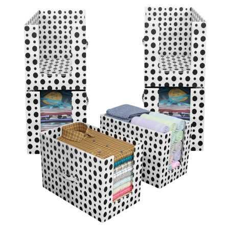 Kuber Industries Non-Woven Shirt Stacker/Clothes Organizer|Solid Color & Foldable Non Woven Material|Closet & Wardrobe Kuber Industries Non-Woven Shirt Stacker/Clothes Organizer|Solid Color & Foldable Non Woven Material|Closet & Wardrobe