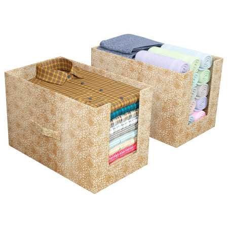 Kuber Industries Non-Woven Shirt Stacker/Clothes Organizer|Solid Color & Foldable Non Woven Material|Closet & Wardrobe Kuber Industries Non-Woven Shirt Stacker/Clothes Organizer|Solid Color & Foldable Non Woven Material|Closet & Wardrobe