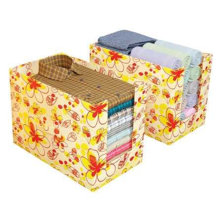 Kuber Industries Non-Woven Shirt Stacker/Clothes Organizer|Solid Color & Foldable Non Woven Material|Closet & Wardrobe Kuber Industries Non-Woven Shirt Stacker/Clothes Organizer|Solid Color & Foldable Non Woven Material|Closet & Wardrobe