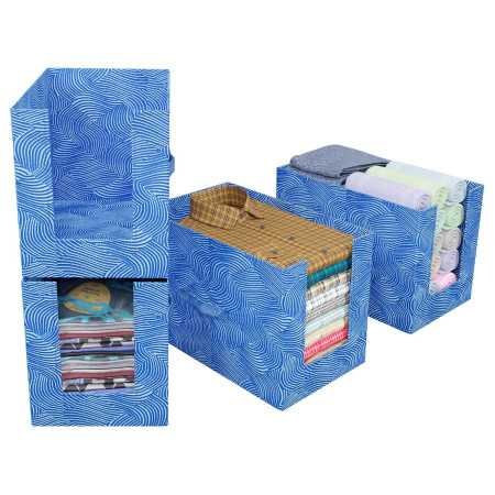 Kuber Industries Non-Woven Shirt Stacker/Clothes Organizer|Solid Color & Foldable Non Woven Material|Closet & Wardrobe Kuber Industries Non-Woven Shirt Stacker/Clothes Organizer|Solid Color & Foldable Non Woven Material|Closet & Wardrobe