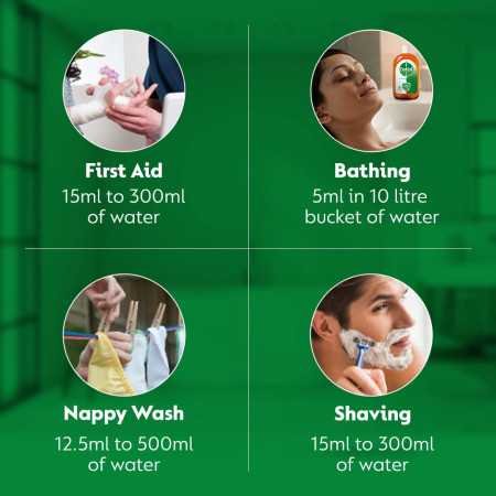 Dettol Antiseptic Liquid for First Aid , Surface Disinfection and Personal Hygiene , 1 Litre Dettol Antiseptic Liquid for First Aid , Surface Disinfection and Personal Hygiene , 1 Litre