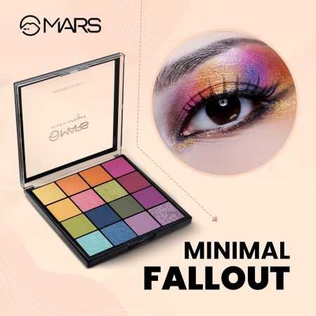 MARS 12 Shades Dance of Joy Eyeshadow Palette | Highly Pigmented and Blendable | Multicolor | Matte and Shimmer Finish (13.2g)