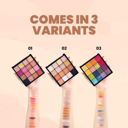 MARS 12 Shades Dance of Joy Eyeshadow Palette | Highly Pigmented and Blendable | Multicolor | Matte and Shimmer Finish (13.2g)