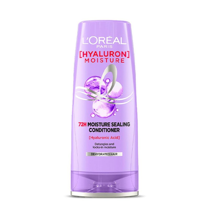 L'Oreal Paris Moisture Sealing Conditioner, With Hyaluronic Acid, For Dry & Dehydrated Hair, Adds Shine & Bounce, Hyaluron L'Oreal Paris Moisture Sealing Conditioner, With Hyaluronic Acid, For Dry & Dehydrated Hair, Adds Shine & Bounce, Hyaluron