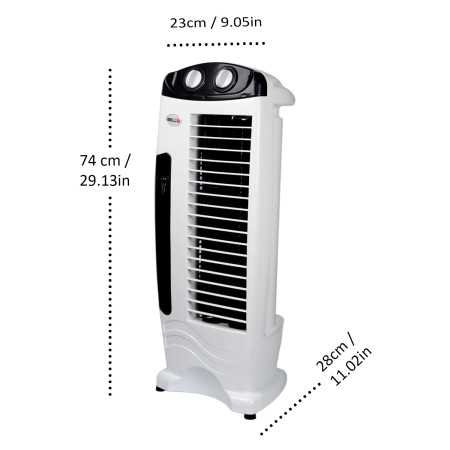 IBELL High Speed Tower Fan, 25-foot Air Delivery, 4-way Air Flow, Low Power Consumption and Anti-Rust Body (White) IBELL High Speed Tower Fan, 25-foot Air Delivery, 4-way Air Flow, Low Power Consumption and Anti-Rust Body (White)