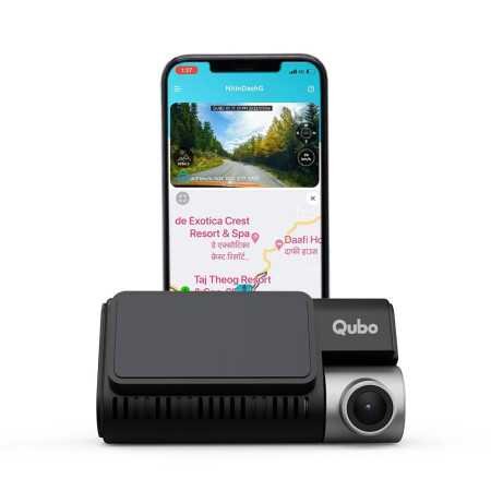 Qubo Car Dash Camera Pro X 3MP 1296p from Hero Group | Made in India | Super Capacitor| Wide Angle View | Emergency Recording | Qubo Car Dash Camera Pro X 3MP 1296p from Hero Group | Made in India | Super Capacitor| Wide Angle View | Emergency Recording |