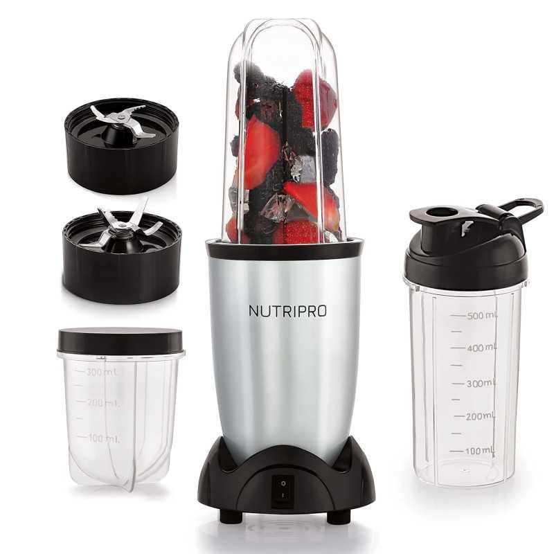 NutriPro Juicer Mixer Grinder - Smoothie Maker - 500 Watts (3 Jar 2 Blade) - 2 Year Warranty