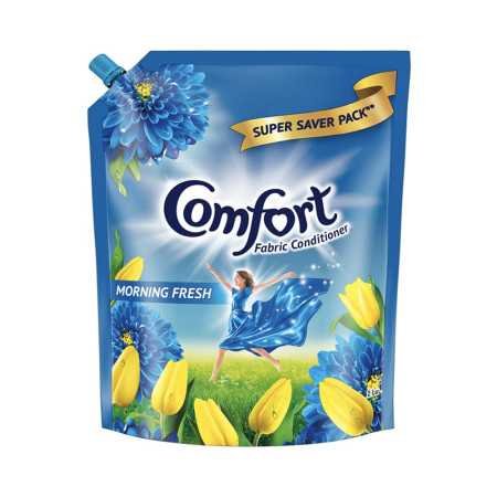 Comfort After Wash Morning Fresh Fabric Conditioner Pouch, 2 ltr, Liquid