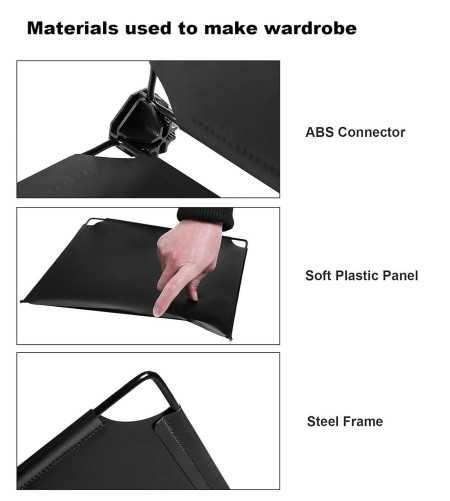 R. K. INTERNATIONAL 8 Door Plastic Soft Sheet Wardrobe Storage Rack Closest Organizer For Clothes Kids Living Room Bedroom Small R. K. INTERNATIONAL 8 Door Plastic Soft Sheet Wardrobe Storage Rack Closest Organizer For Clothes Kids Living Room Bedroom Small