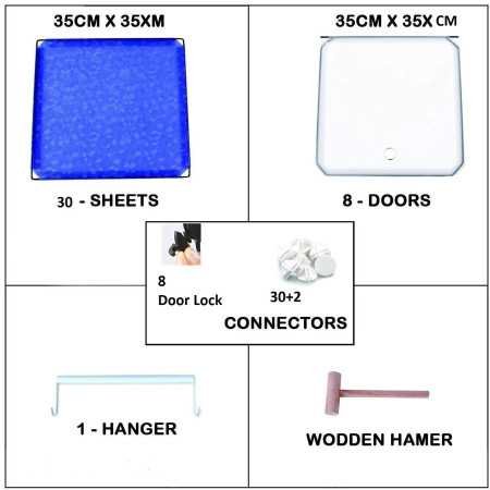 R. K. INTERNATIONAL 8 Door Plastic Soft Sheet Wardrobe Storage Rack Closest Organizer For Clothes Kids Living Room Bedroom Small R. K. INTERNATIONAL 8 Door Plastic Soft Sheet Wardrobe Storage Rack Closest Organizer For Clothes Kids Living Room Bedroom Small