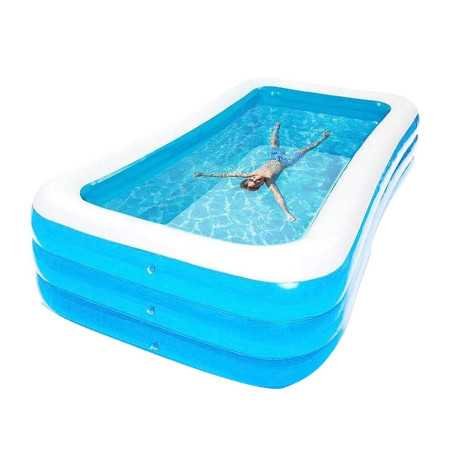 Majik 10 Feet Swimming Pool Tub for Family Kids Adult for Summer (Free Swimming Ring, 140 Balls, Swimming Goggles and Earplug) Majik 10 Feet Swimming Pool Tub for Family Kids Adult for Summer (Free Swimming Ring, 140 Balls, Swimming Goggles and Earplug)