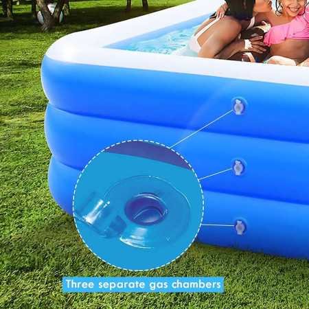 Majik 10 Feet Swimming Pool Tub for Family Kids Adult for Summer (Free Swimming Ring, 140 Balls, Swimming Goggles and Earplug) Majik 10 Feet Swimming Pool Tub for Family Kids Adult for Summer (Free Swimming Ring, 140 Balls, Swimming Goggles and Earplug)
