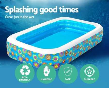 Majik 10 Feet Swimming Pool Tub for Family Kids Adult for Summer (Free Swimming Ring, 140 Balls, Swimming Goggles and Earplug) Majik 10 Feet Swimming Pool Tub for Family Kids Adult for Summer (Free Swimming Ring, 140 Balls, Swimming Goggles and Earplug)