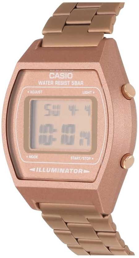 Casio Vintage Series Digital Rose Gold Dial Women's Watch-B640WC-5ADF