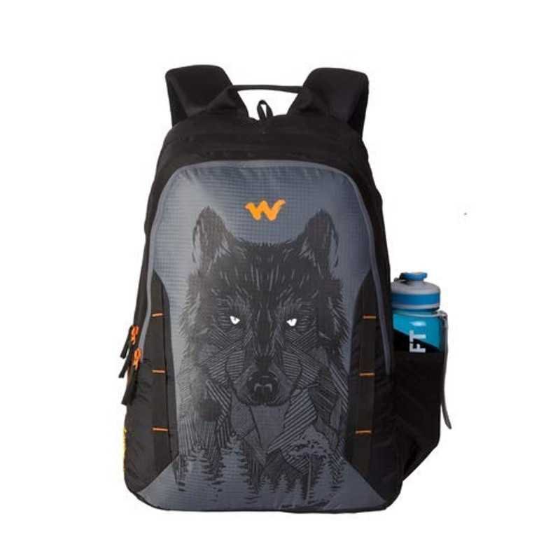 Wildcraft Nylon 44 Ltrs Casual Backpack (11629-Wolf_Black) Wildcraft Nylon 44 Ltrs Casual Backpack (11629-Wolf_Black)