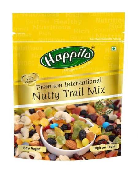 Happilo 100% Natural Premium California Dried Almonds 500g Pack Pouch | Premium Badam Giri | High in Fiber & Boost Immunity |