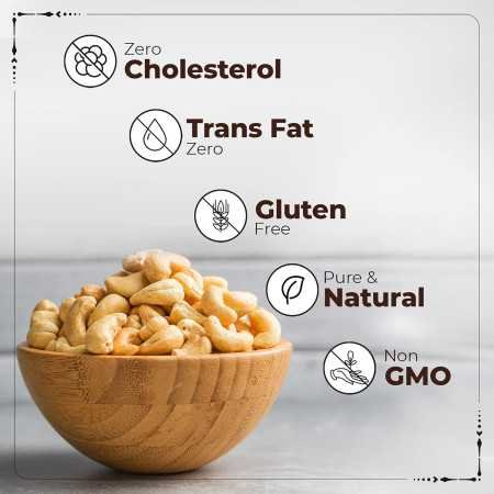 Happilo 100% Natural Premium California Dried Almonds 500g Pack Pouch | Premium Badam Giri | High in Fiber & Boost Immunity |