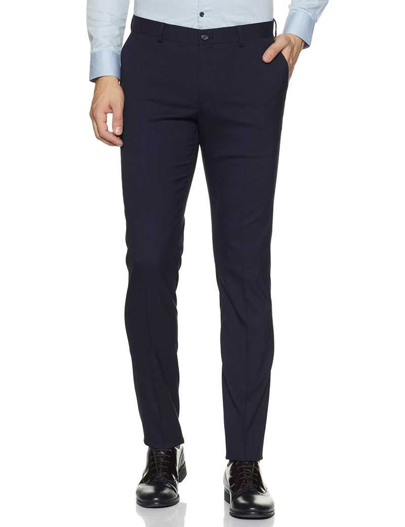 Amazon Brand - Symbol Men's Stretchable Formal Pants | Trousers (Slim Fit) Amazon Brand - Symbol Men's Stretchable Formal Pants | Trousers (Slim Fit)