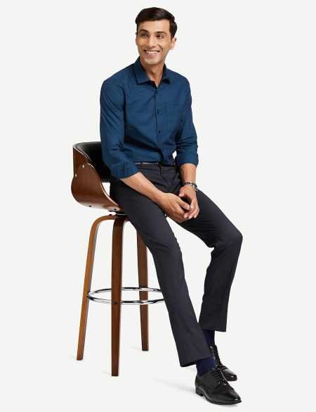 Amazon Brand - Symbol Men's Stretchable Formal Pants | Trousers (Slim Fit) Amazon Brand - Symbol Men's Stretchable Formal Pants | Trousers (Slim Fit)