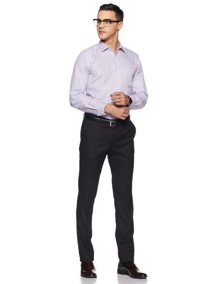 Amazon Brand - Symbol Men's Stretchable Formal Pants | Trousers (Slim Fit) Amazon Brand - Symbol Men's Stretchable Formal Pants | Trousers (Slim Fit)