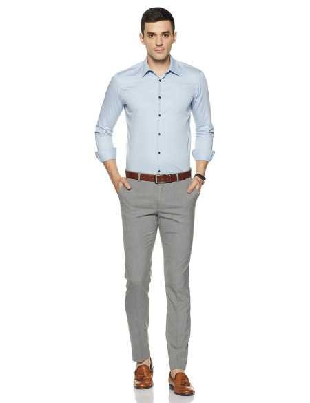 Amazon Brand - Symbol Men's Stretchable Formal Pants | Trousers (Slim Fit) Amazon Brand - Symbol Men's Stretchable Formal Pants | Trousers (Slim Fit)