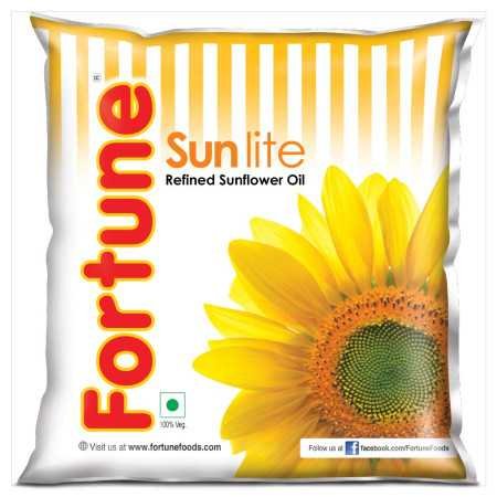Fortune Sunlite Refined Sunflower Oil, 1L Fortune Sunlite Refined Sunflower Oil, 1L
