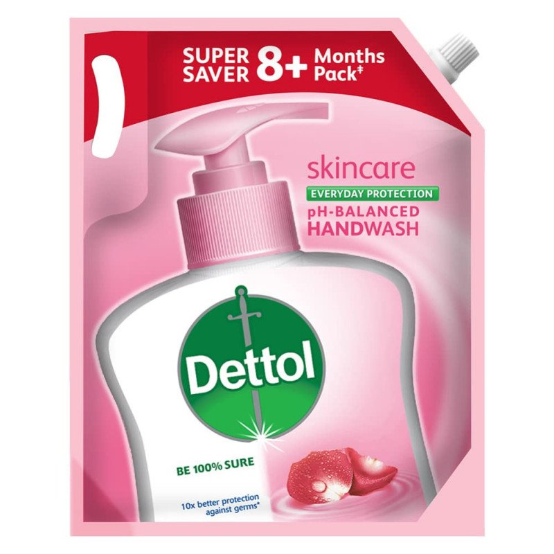 Dettol Liquid Handwash Refill Skincare Hand Wash- 1500ml | pH Balanced | 10x Better Germ Protection Dettol Liquid Handwash Refill Skincare Hand Wash- 1500ml | pH Balanced | 10x Better Germ Protection