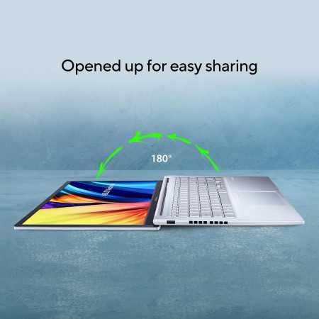 ASUS Vivobook 15, Intel Core i3-1220P 12th Gen, 15.6" (39.62 cm) FHD, Thin and Laptop (8GB/512GB SSD/Integrated Graphics/Windows