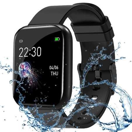m i Smart Watch for Kids Women Boys Men Girls ID116 Phone Watch Wrist Activity Tracker Multip Functional Smart Watch Compatible