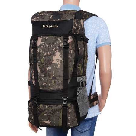 Fur Jaden 55 LTR Rucksack Travel Backpack Bag for Trekking, Hiking with Shoe Compartment