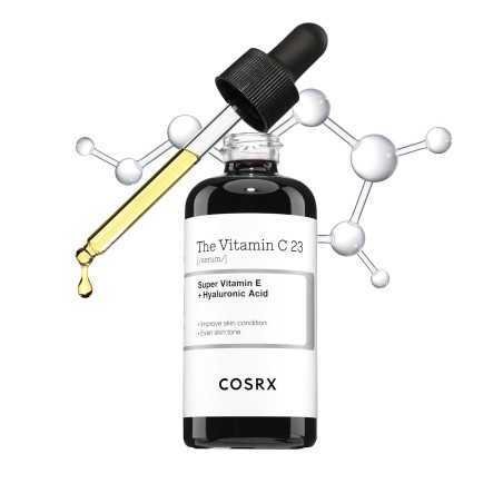 COSRX Pure Vitamin C Serum with Vitamin E & Hyaluronic Acid, Brightening & Hydrating Facial Serum for Fine Lines, Uneven Skin