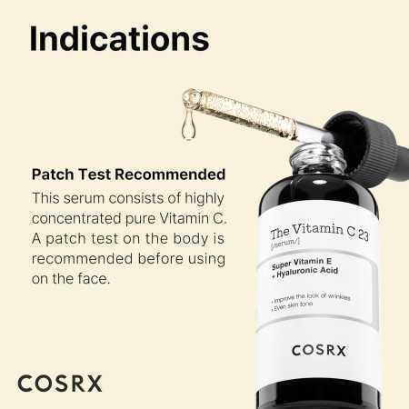 COSRX Pure Vitamin C Serum with Vitamin E & Hyaluronic Acid, Brightening & Hydrating Facial Serum for Fine Lines, Uneven Skin