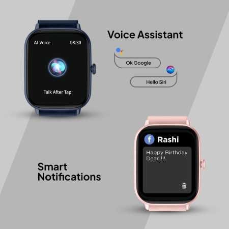 Fire-Boltt Ninja Call Pro Plus 1.83" Smart Watch with Bluetooth Calling, AI Voice Assistance, 100 Sports Modes IP67 Rating, 240