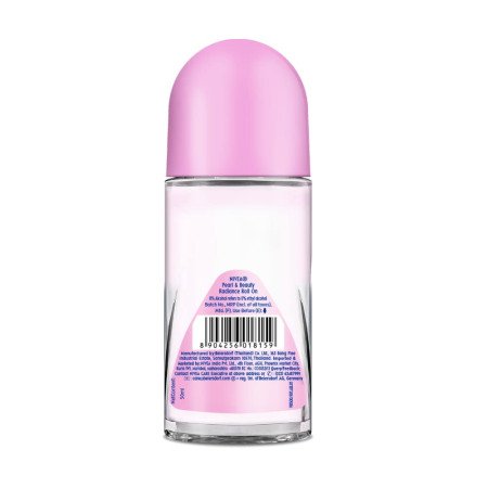 NIVEA Pearl and Beauty 50ml Deo Roll On | With Pearl Extracts & Avocado Oil| 48 H Smooth & Beautiful Underarms| 0% Alcohol | For NIVEA Pearl and Beauty 50ml Deo Roll On | With Pearl Extracts & Avocado Oil| 48 H Smooth & Beautiful Underarms| 0% Alcohol | For
